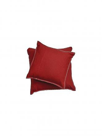 DAVID FUSSENEGGER | Housse de coussin "Sylt" 40x40cm (rouge de Chine)