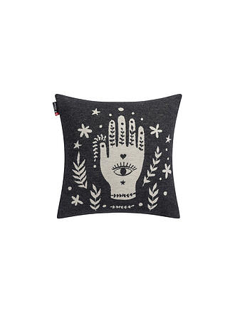 DAVID FUSSENEGGER | Housse de coussin SILVRETTA Main 40x40cm Anthracite