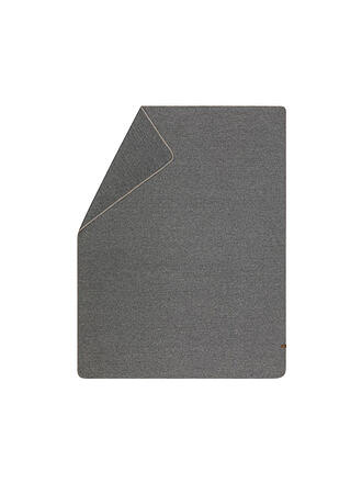 DAVID FUSSENEGGER | Couverture MERANO Uni 160x200cm Gris