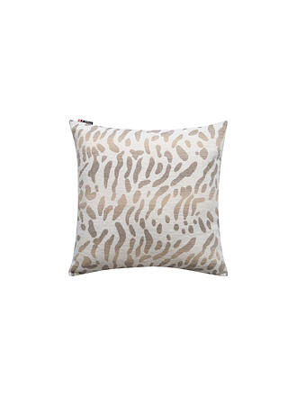 DAVID FUSSENEGGER | Housse de coussin SILVRETTA Léopard des neiges 50x50cm Blanc