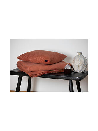 DAVID FUSSENEGGER | Housse de coussin CORDI Uni 40x40cm Cuivre