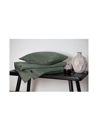 DAVID FUSSENEGGER | Housse de coussin CORDI Uni 40x40cm Lierre