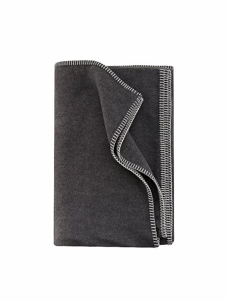 DAVID FUSSENEGGER | Couverture 140x200 cm (Anthracite) | Gris