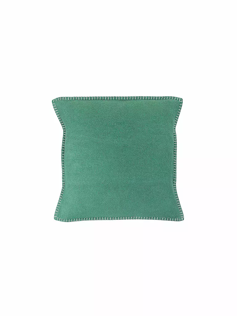 DAVID FUSSENEGGER | Housse de coussin "Sylt" 50x50cm (vert bouteille) | grün