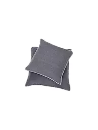 DAVID FUSSENEGGER | Housse de coussin 50x50cm "Sylt" (Filz Mele) | Gris