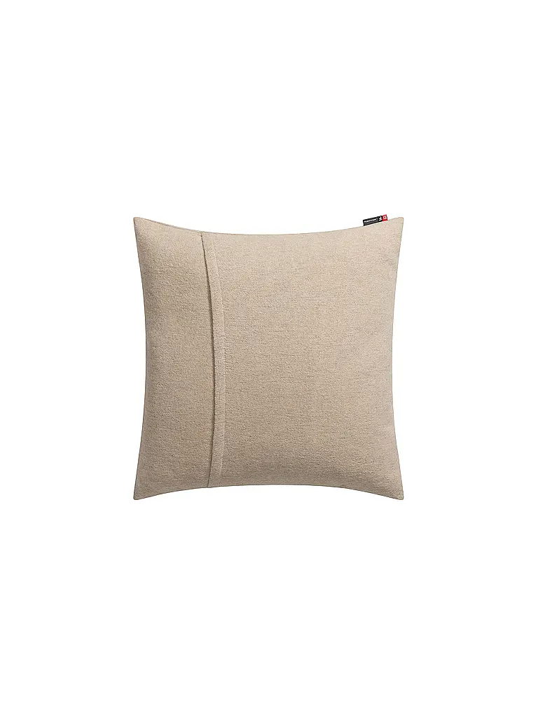 DAVID FUSSENEGGER | Housse de coussin SILVRETTA 50x50cm Labyrinthe Nature | beige