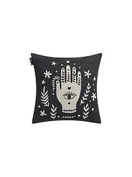 DAVID FUSSENEGGER | Housse de coussin SILVRETTA Main 40x40cm Anthracite | Gris