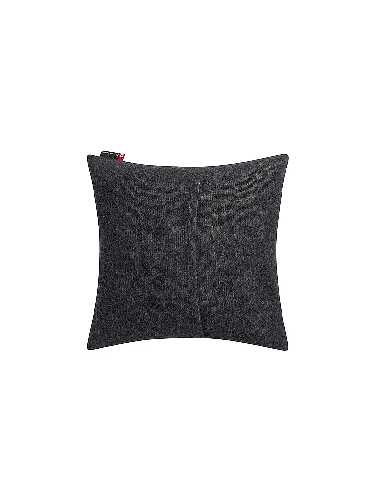 DAVID FUSSENEGGER | Housse de coussin SILVRETTA Main 40x40cm Anthracite | grau