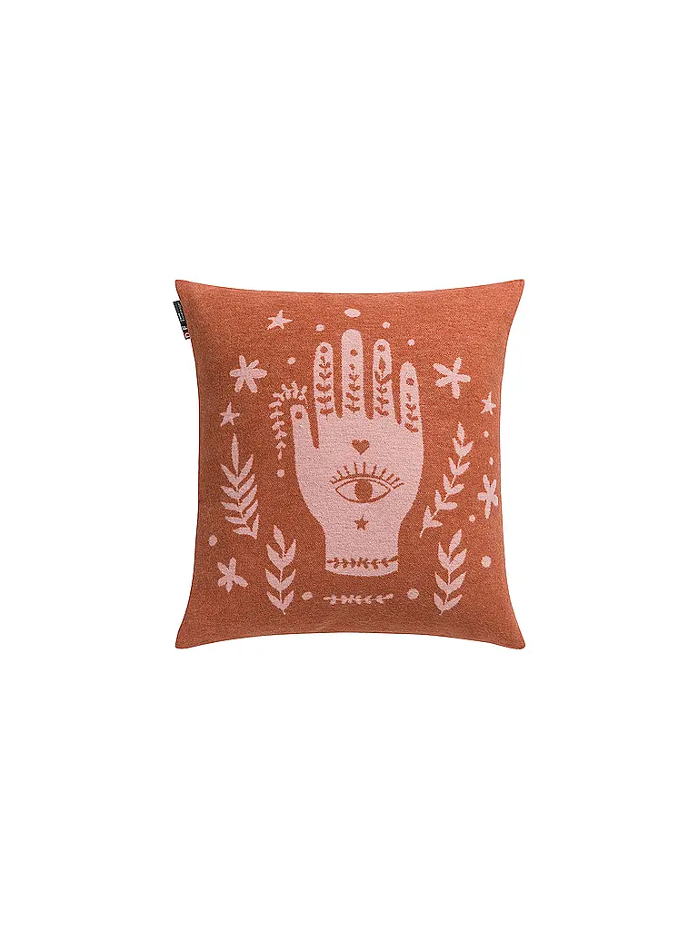 DAVID FUSSENEGGER | Housse de coussin SILVRETTA Main 40x40cm Cuivre | kupfer