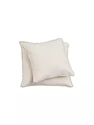 DAVID FUSSENEGGER | Housse de coussin 50x50cm "Sylt" (Filz Mele) | Crème