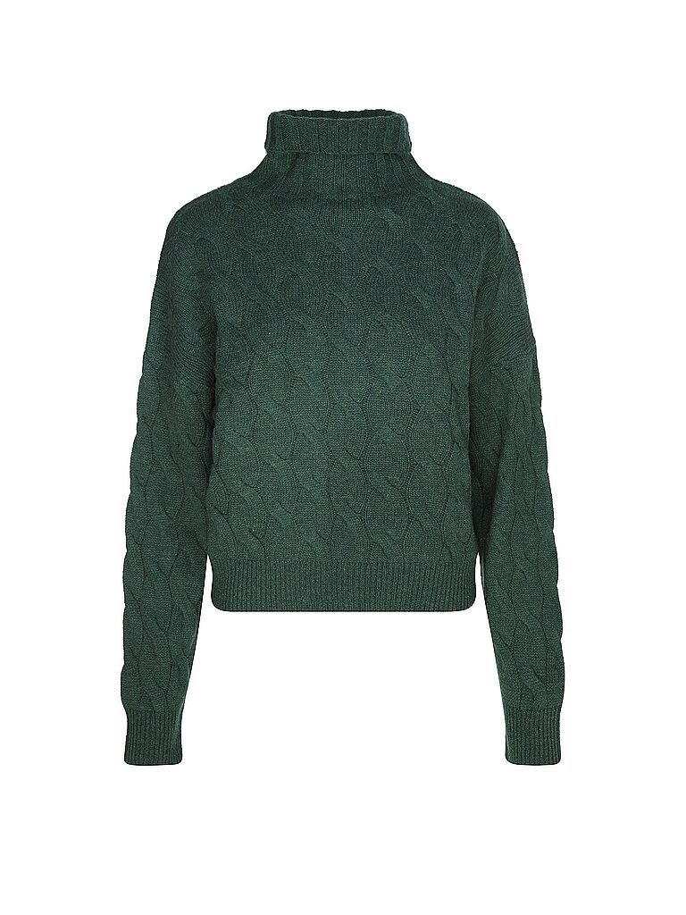 Pull en cachemire CHUNKY CABLE vert L