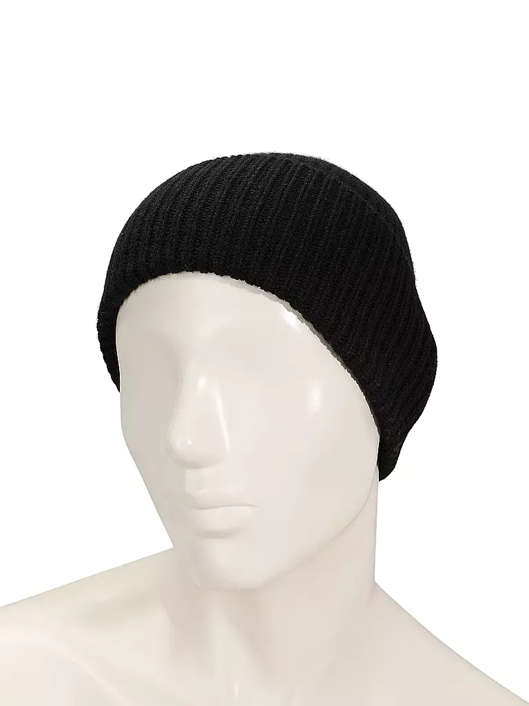 DAVIDA | Kaschmirmütze - Haube  | Noir
