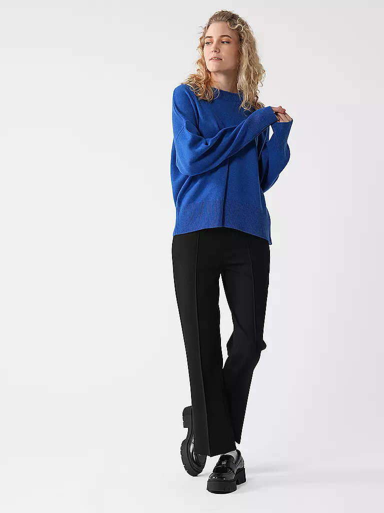 DAVIDA | Kaschmirpullover | Bleu foncé