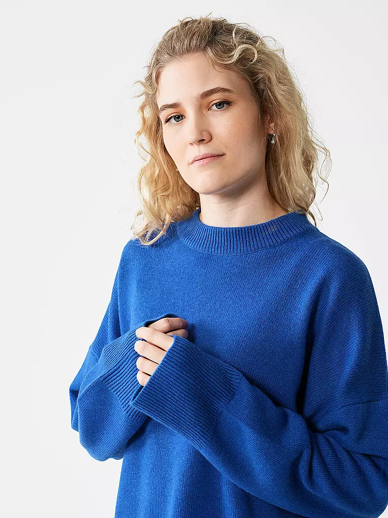 DAVIDA | Kaschmirpullover | Bleu foncé
