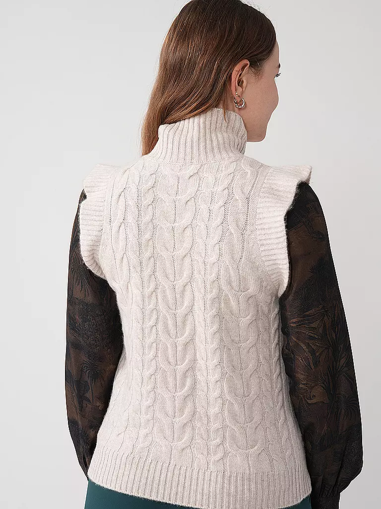 DAVIDA | Kaschmirpullunder  | Beige