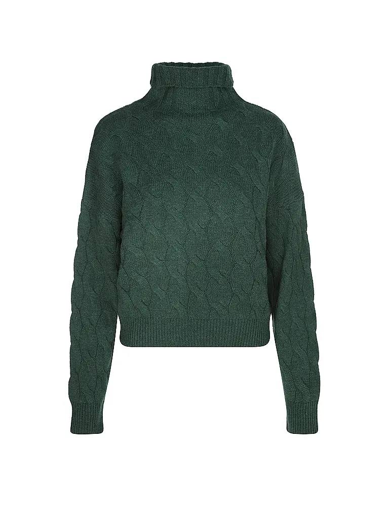 DAVIDA | Pull en cachemire CHUNKY CABLE | Vert