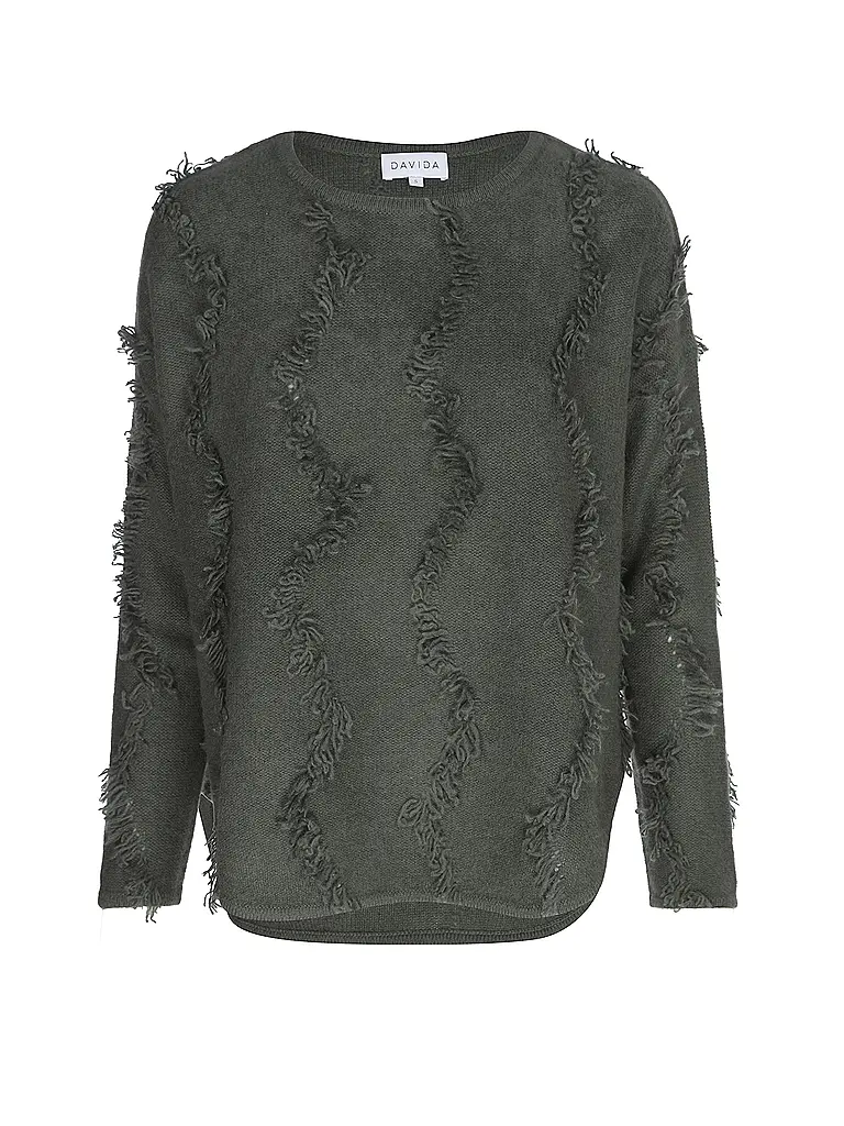 DAVIDA | Pull en cachemire | Vert foncé