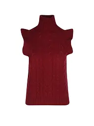DAVIDA | Pullunder en cachemire | Rouge