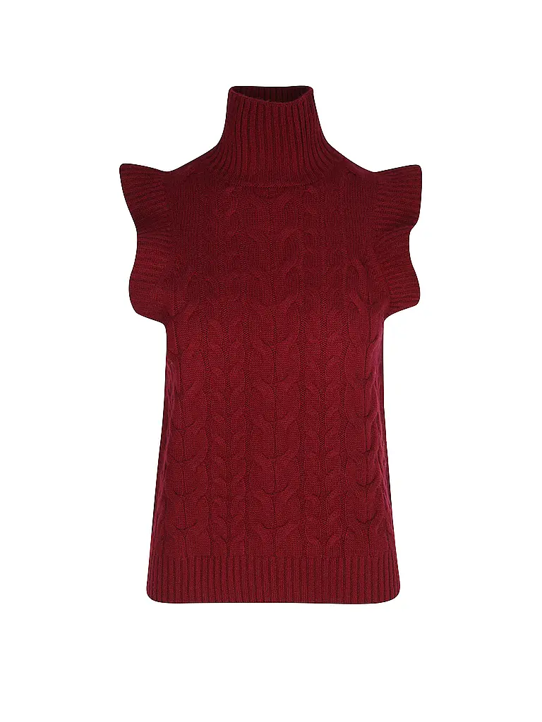 DAVIDA | Pullunder en cachemire | Rouge
