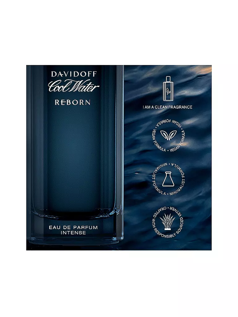 DAVIDOFF | Cool Water Reborn Eau de Parfum Intense pour Homme 100ml | 