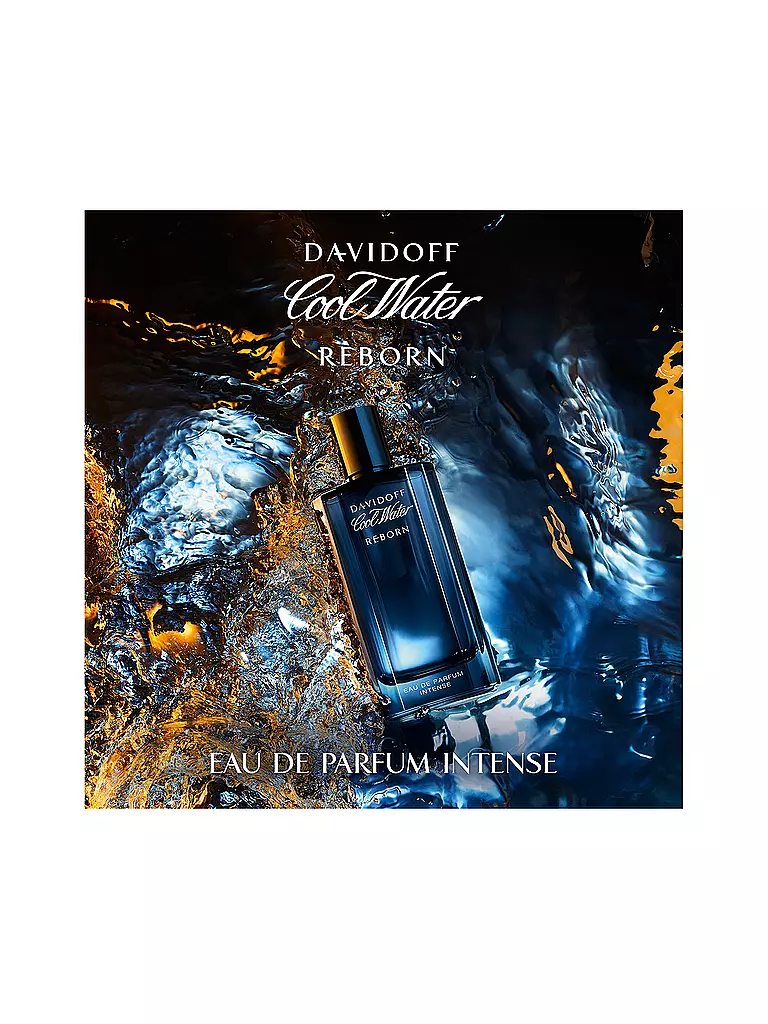 DAVIDOFF | Cool Water Reborn Eau de Parfum Intense pour Homme 100ml | 