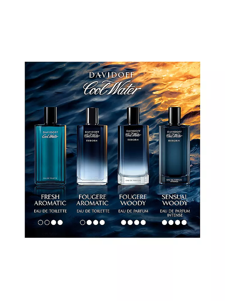 DAVIDOFF | Cool Water Reborn Eau de Parfum Intense pour Homme 100ml | 