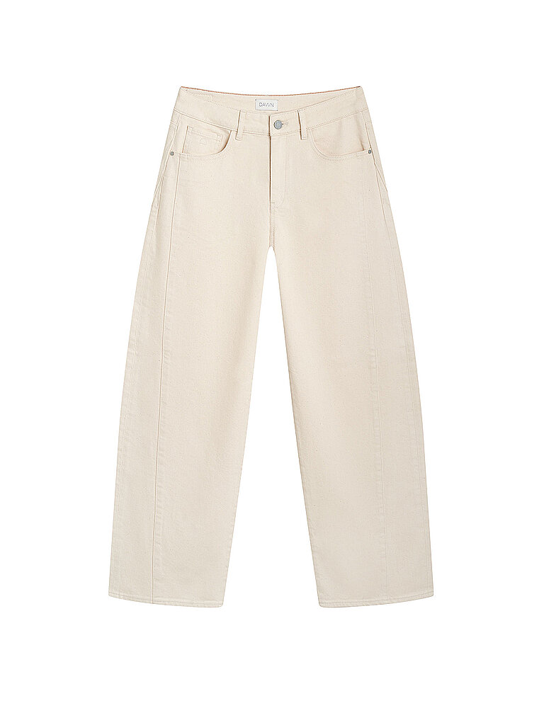 Jeans Barrel Leg ASH crème 30/L30