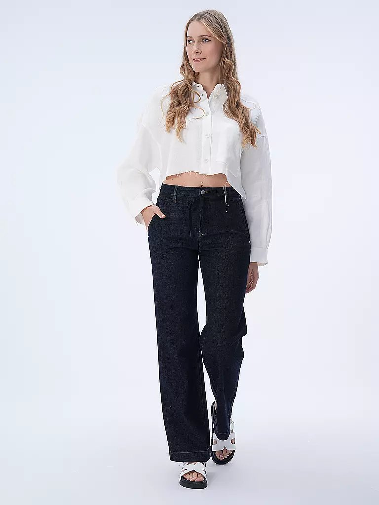 DAWN DENIM | Jeans Coupe Évasée | blau