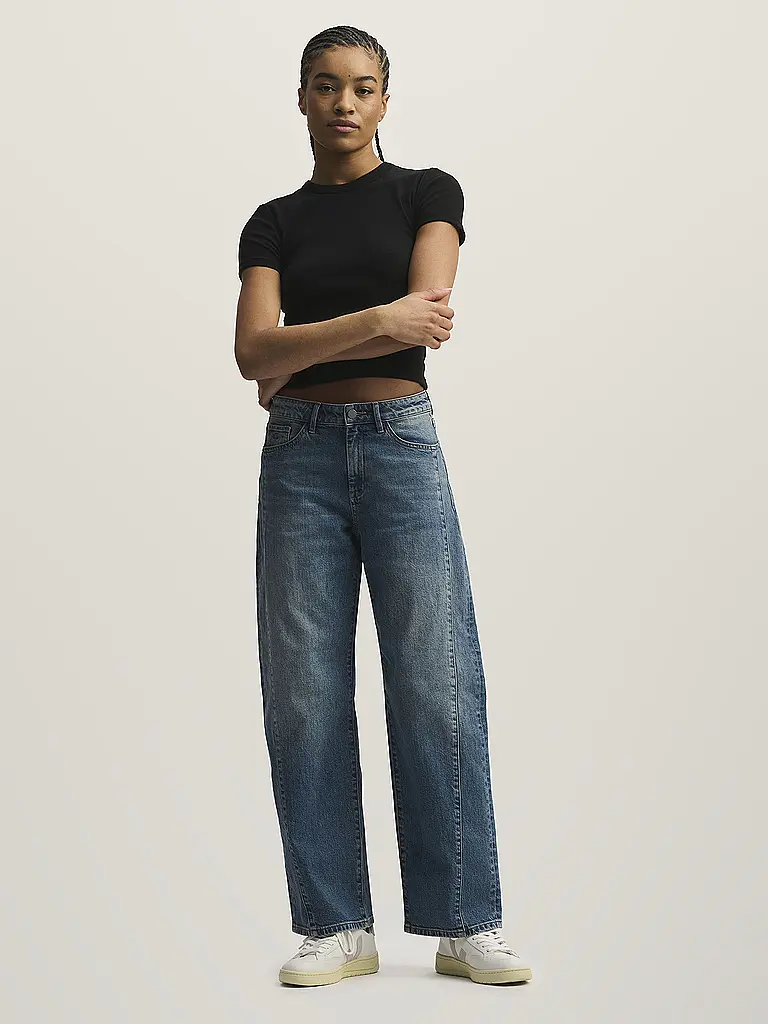 DAWN DENIM | Jeans Coupe Ballon | dunkelblau