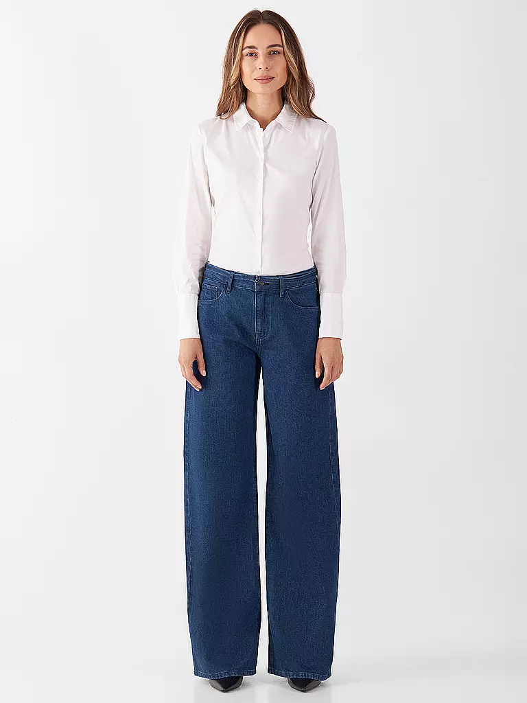 DAWN DENIM | Jeans Wide Fit SUNNY | Bleu foncé