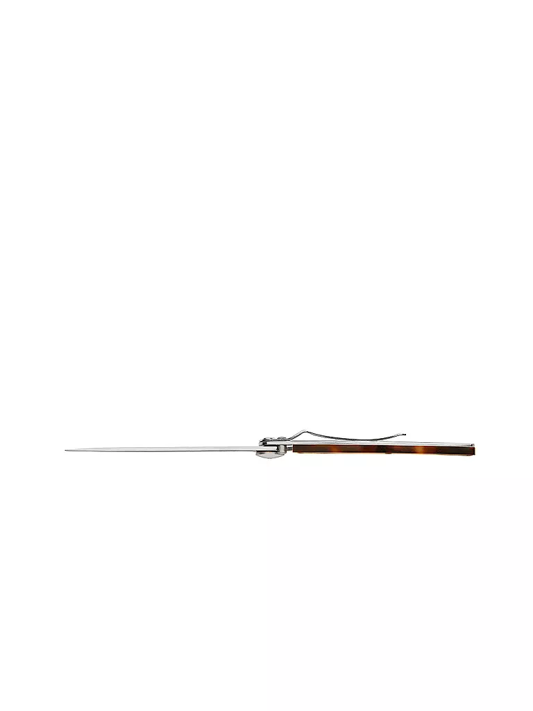 DEEJO | Couteau de poche aspect écaille de tortue brillant GLOBE TROTTER 37G | 