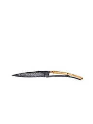 DEEJO | Couteau de poche Bois d'olivier Noir WIKINGER VEGVISIR 37G | Noir