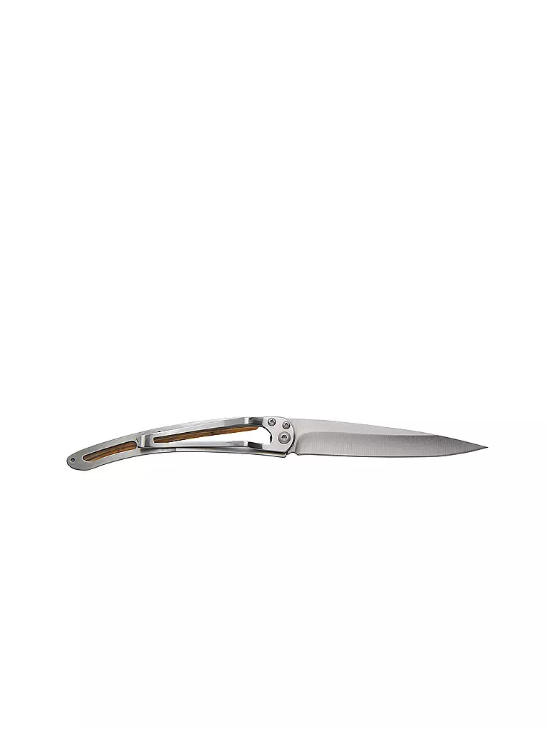 DEEJO | Couteau de poche en olivier titane TERRA INCOGNITA 37G | 