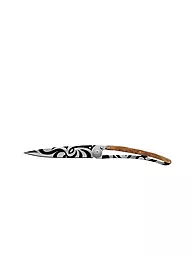 DEEJO | Couteau de poche Genévrier Titane ART NOUVEAU 37G | Argent