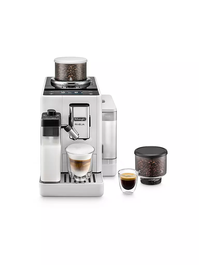 DELONGHI | Machine à café entièrement automatique RIVELIA EXAM440.55.W Blanc | weiss