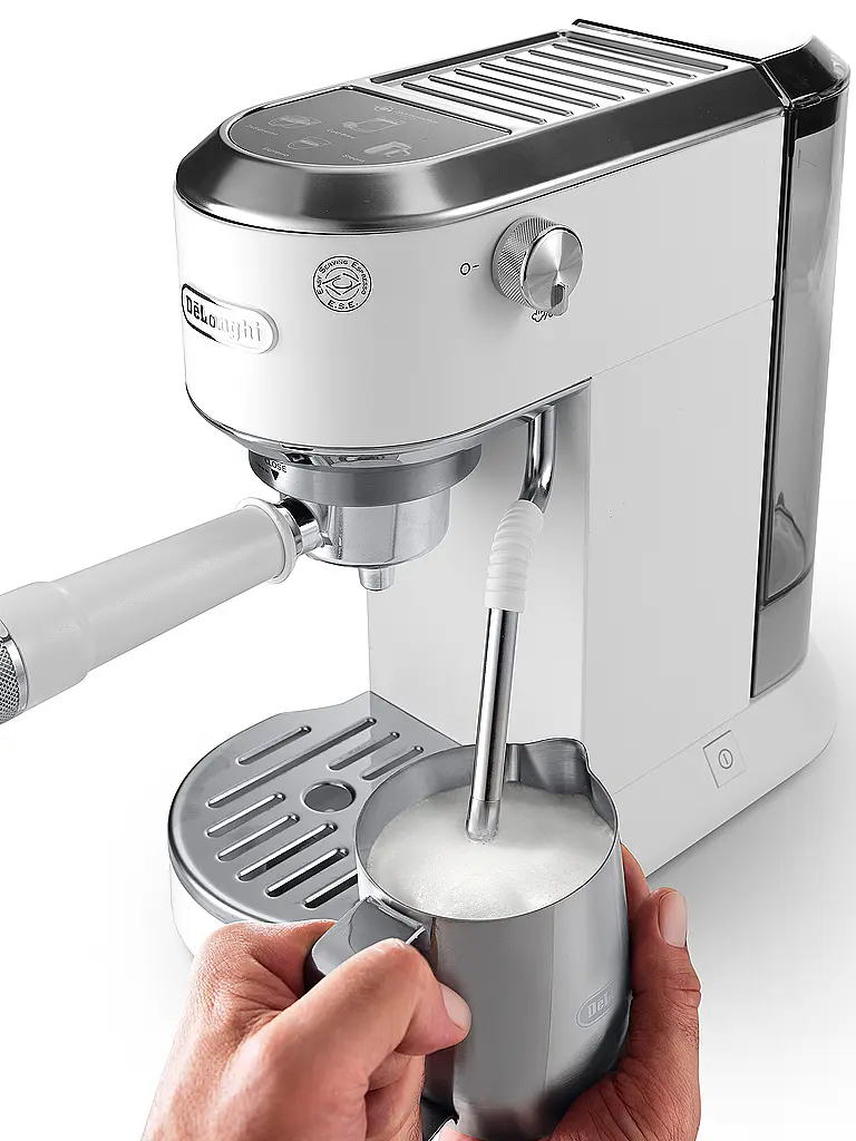 DELONGHI | Machine à expresso à porte-filtre ESPRESSO DEDICA DUO Blanc | Blanc