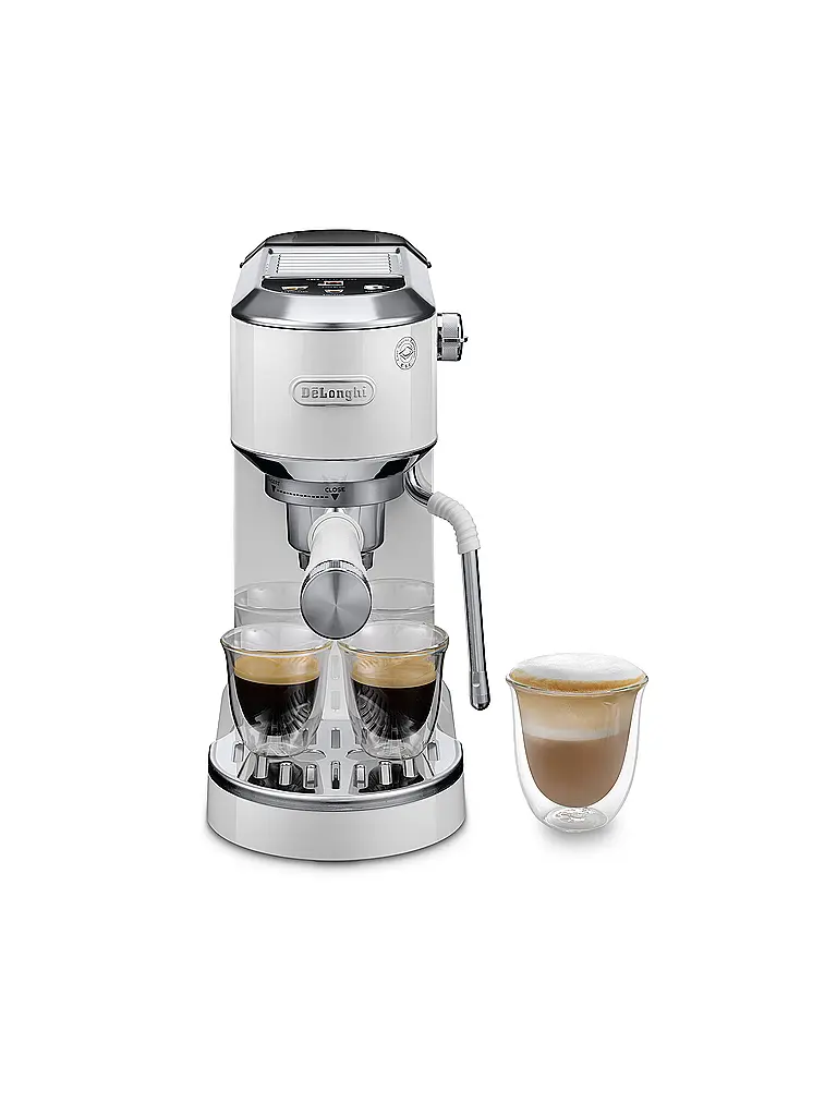 DELONGHI | Machine à expresso à porte-filtre ESPRESSO DEDICA DUO Blanc | Blanc