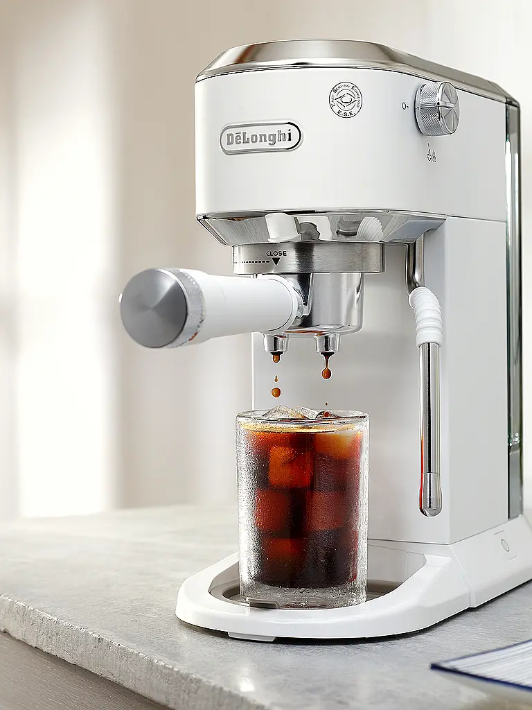 DELONGHI | Machine à expresso à porte-filtre ESPRESSO DEDICA DUO Blanc | Blanc