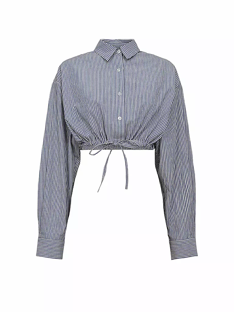 DESIGNERS REMIX | Bluse Cropped Fit HARRIET | Bleu clair