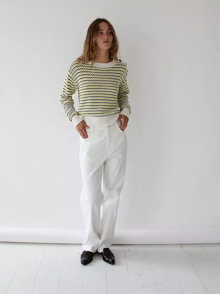 DESIGNERS REMIX | Jeans Straight Fit BRENETT | Crème