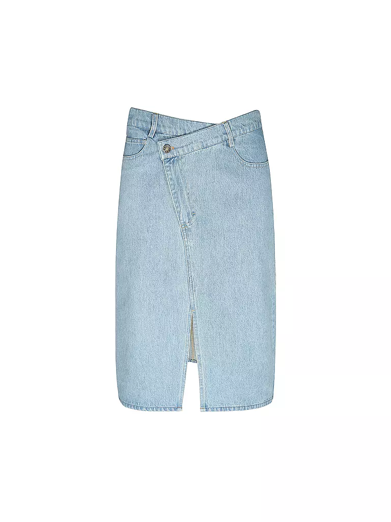 DESIGNERS REMIX | Jeansrock Midi MILES | Bleu