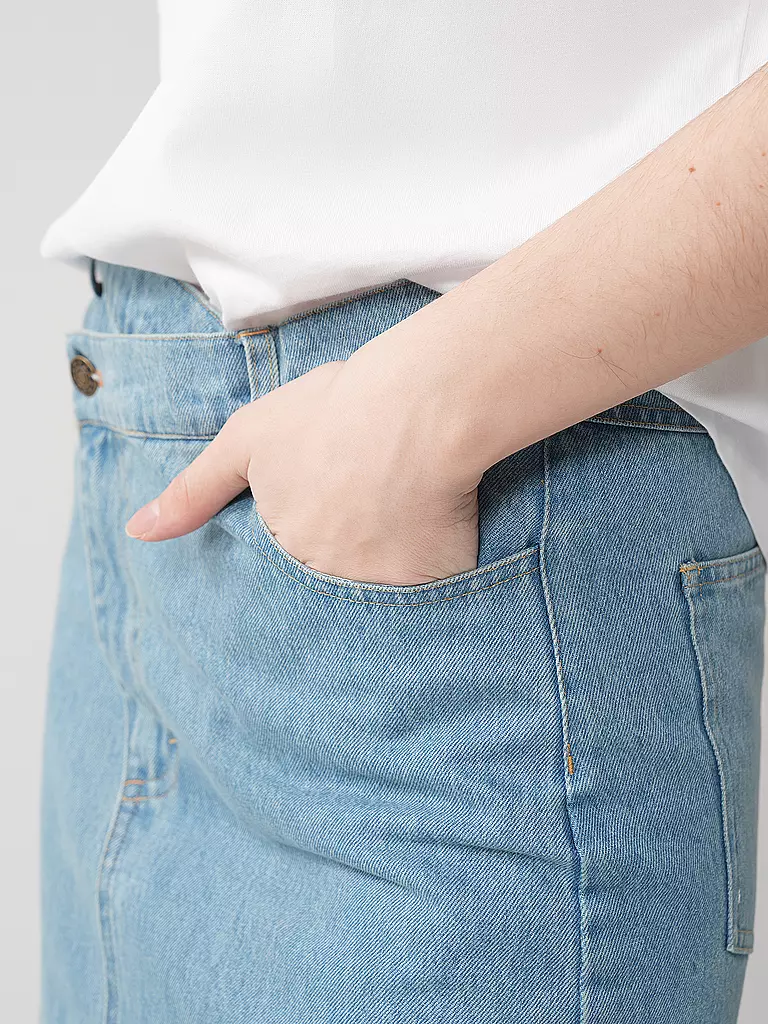 DESIGNERS REMIX | Jeansrock Midi MILES | Bleu