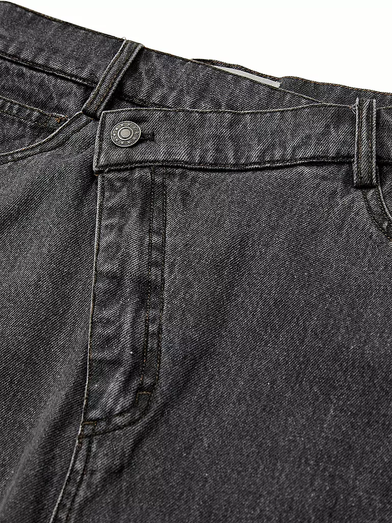 DESIGNERS REMIX | Jeansrock Midi MILES | Noir