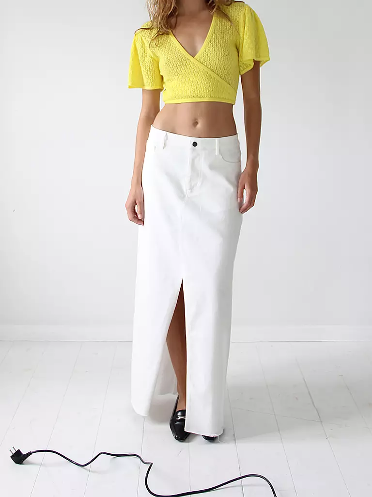 DESIGNERS REMIX | Jeansrock | Crème