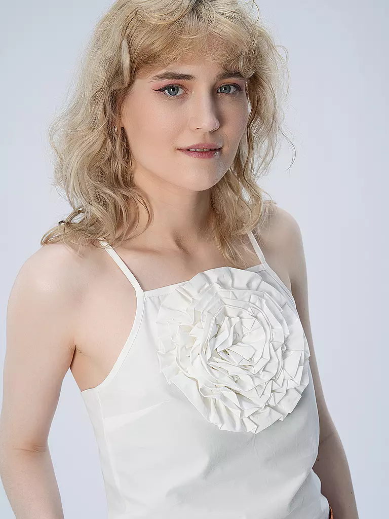 DESIGNERS REMIX | Top Cropped Fit CONNER  | Blanc