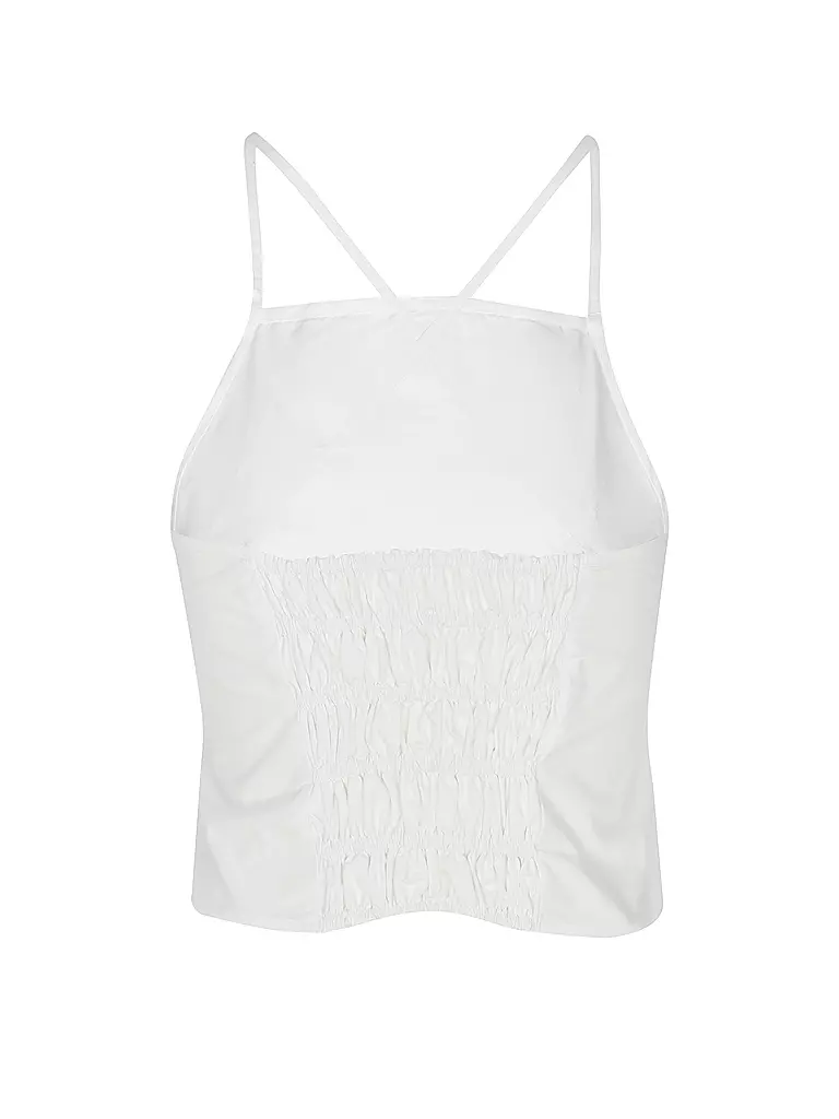 DESIGNERS REMIX | Top Cropped Fit CONNER  | Blanc