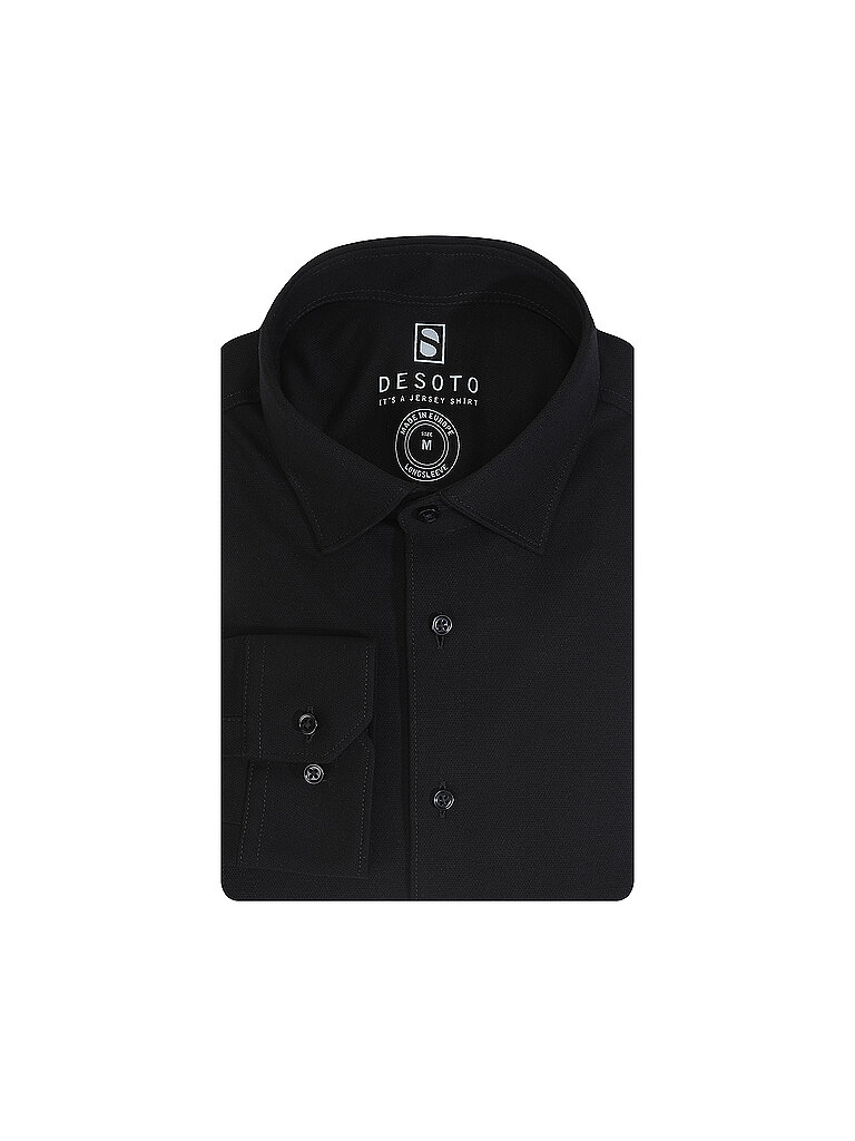 Desoto Chemise en jersey noir XL