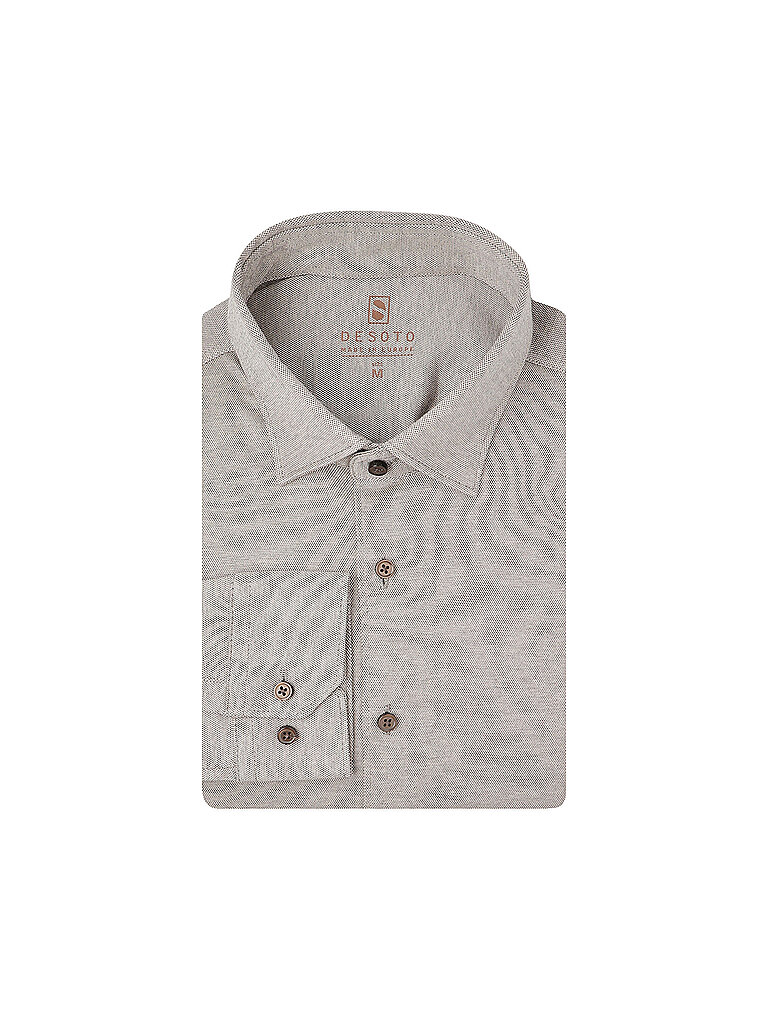 Desoto Chemise en jersey beige L
