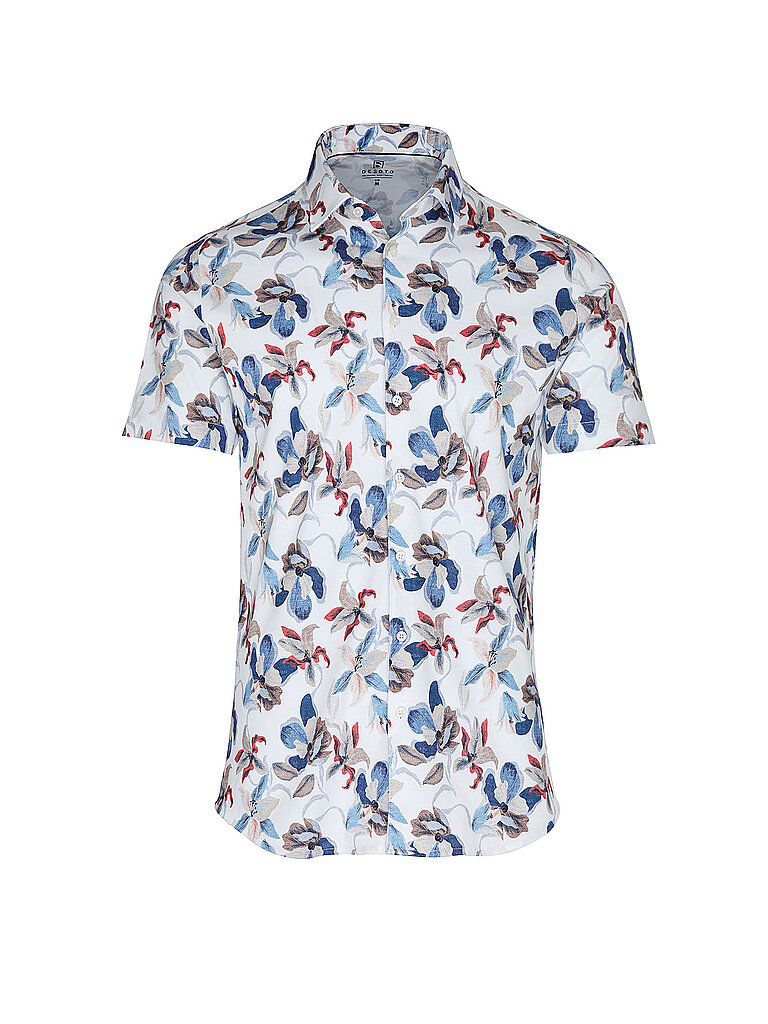 Chemise en jersey coupe slim blanc S