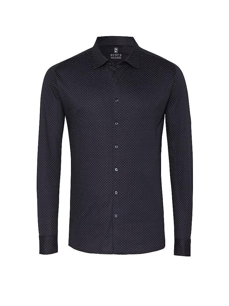 Chemise en jersey coupe slim bleu XXL